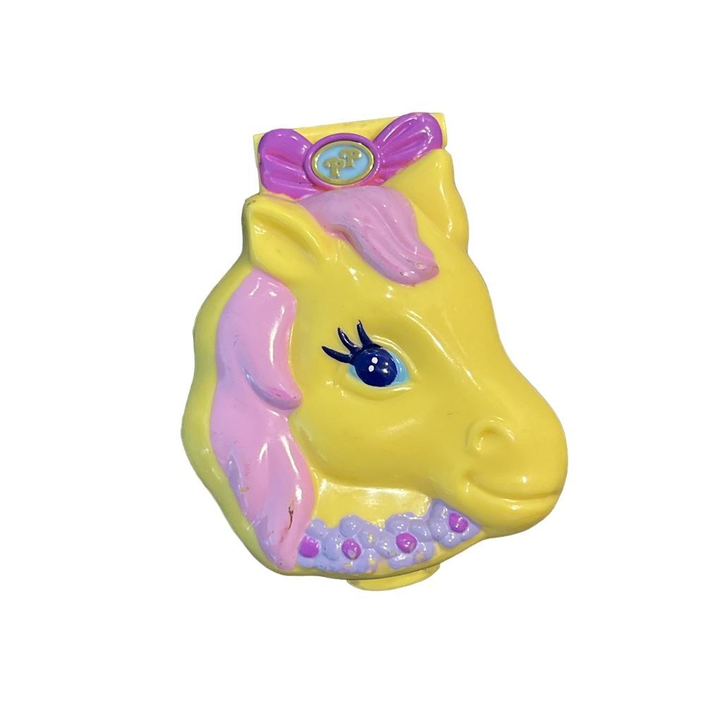 Yellow and Pink Horse-Shaped Kids Toy